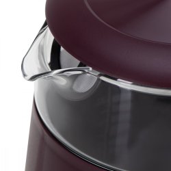 Kedel 1,7 l LED-display, temperaturkontrol AD 1305 burgunder