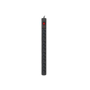 Surge M12 / 16A Rack 19 '' sort 2.5m (12 slots)