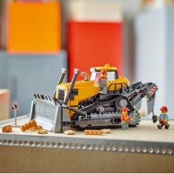 Klocki City 60466 Gul buldozer med lader