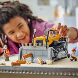 Klocki City 60466 Gul buldozer med lader