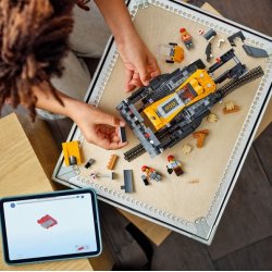 Klocki City 60466 Gul buldozer med lader