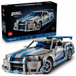 Klocki Technic 42210 Bil Nissan Skyline GT-R (R34) fra filmen Hurtigere, Vildere