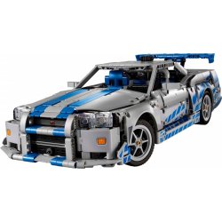 Klocki Technic 42210 Bil Nissan Skyline GT-R (R34) fra filmen Hurtigere, Vildere