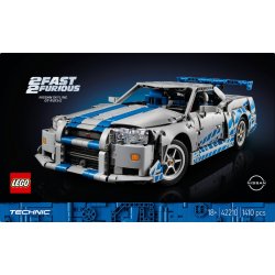 Klocki Technic 42210 Bil Nissan Skyline GT-R (R34) fra filmen Hurtigere, Vildere