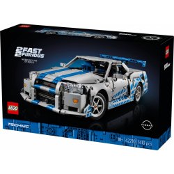 Klocki Technic 42210 Bil Nissan Skyline GT-R (R34) fra filmen Hurtigere, Vildere