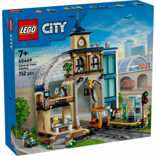 Klocki City 60469 Centralt jernbanestationshus