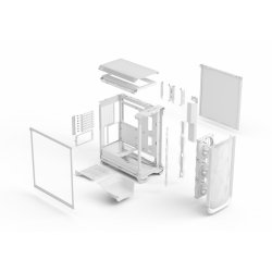 Meshify 3 Hvid TG Klar Tonede