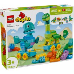 DUPLO 10451 3-i-1 Dinosaurus p� hjul