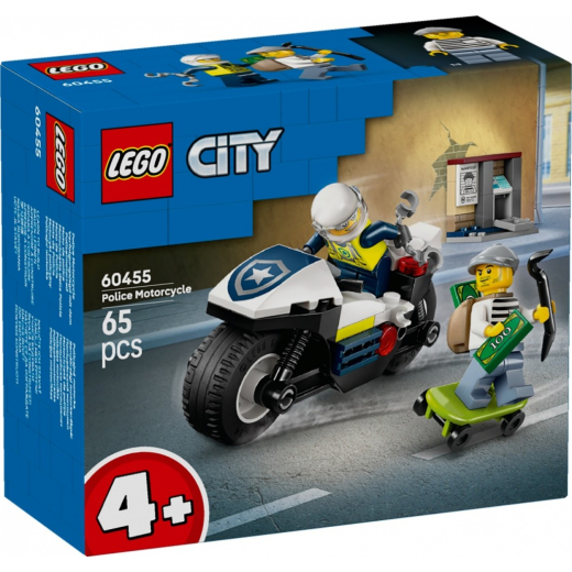 Klocki City 60455 Politimotorcykel Pursuit