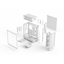 Meshify 3 Hvid RGB TG Lys Toning