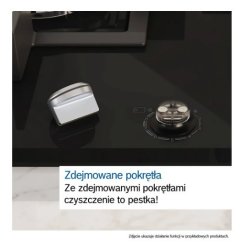 Gas glas induktionskogeplade PPP6A2I40