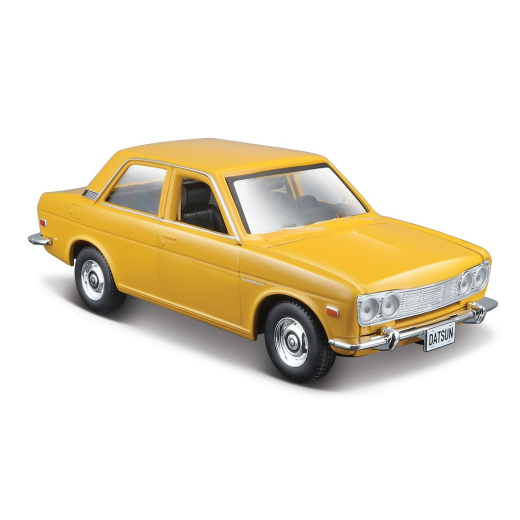 Kompositmodel Datsun 510 1971 gul 1/24