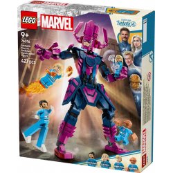 Klocki Super Heroes 76316 Figur af Fantastiske Fire mod Galactus
