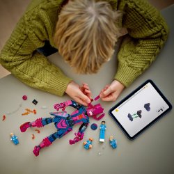 Klocki Super Heroes 76316 Figur af Fantastiske Fire mod Galactus