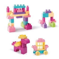 B�rneblokke 50 stk. pink