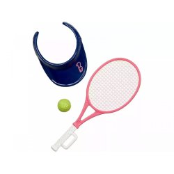Barbie Dukke & Tilbeh�r, Karrieretennis Spiller Dukke Med Racket Og Bold