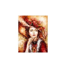 Diamond Mosaic - Kvinde i hat