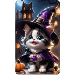 Diamond mosaik - Halloween kat