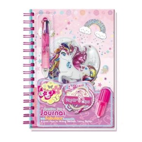 Pecoware Spiral Diary - Einhorn Regnbue