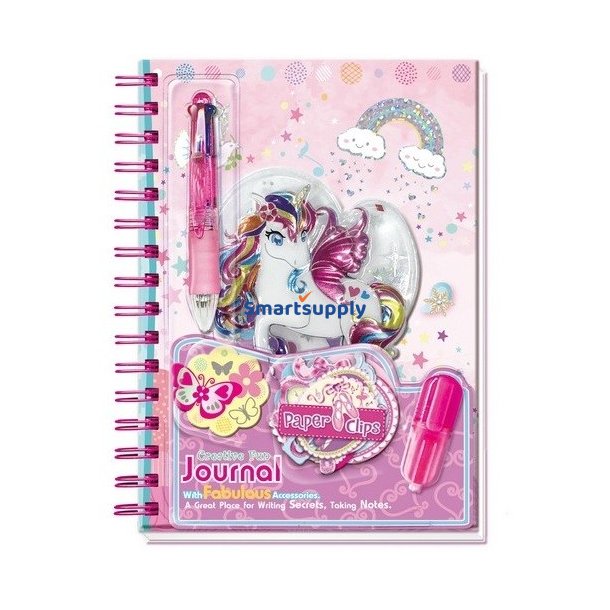 Pecoware Spiral Diary - Einhorn Regnbue