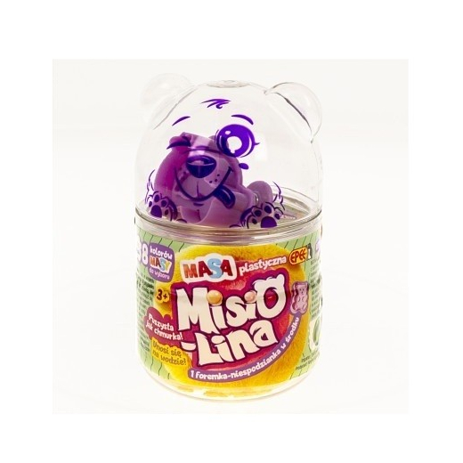 Plastmasse Misiolina 60g 1 form gul