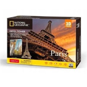 Puzzle 3D National Geographic Paryž Wieża Eiffla 80 elementów