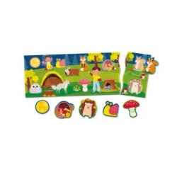 Carotina Baby Panorama puslespil - Skov