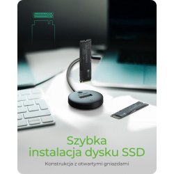 ICY BOX IB-1610MCD-C31 NVMe+SATA M.2 SSD