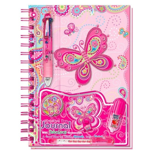 Pecoware Dagbog p� Spiral - Sommerfugle