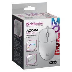 WIRED MOUSE AZORA MB-24 1 1200 DPI HVID