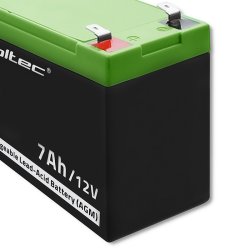 AGM-batteri 12V 7Ah, maks. 105A, Securit