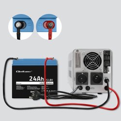 LiFePO4 batteri 12.8V, 24Ah, 307.2Wh,BM