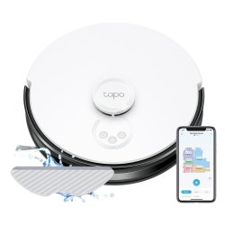 Robotst�vsuger LiDAR SPEC: LiDAR + Gyro Navigation, St�vsuger & Vask 2-i-1, 4200Pa, 5000mAh Batteri Tapo RV30