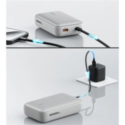PB-Y57 Frozen Hvid Mini Power Bank 2000