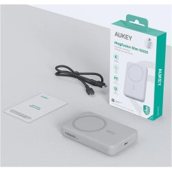 PB-MS04 Hvid Qi2 Power Bank 10000mAh 20W| MagSafe PD