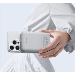 PB-MS04 Hvid Qi2 Power Bank 10000mAh 20W| MagSafe PD