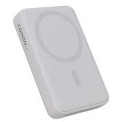 PB-MS04 Hvid Qi2 Power Bank 10000mAh 20W| MagSafe PD