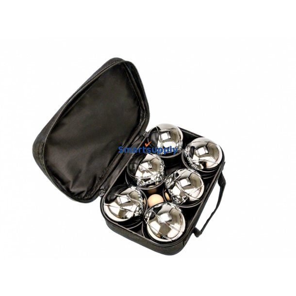 Petanque spil i nylon taske (multi)