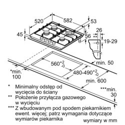 Gasblus PCH6A5I90 Flame Select WOK
