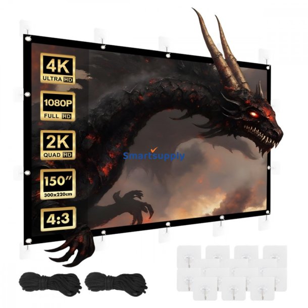 Projektionssk�rm 150' 300x220cm, MC-168