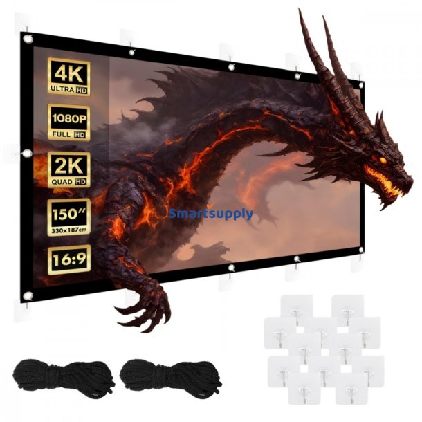 Projiceringssk�rm 150' 330x187cm, MC-167