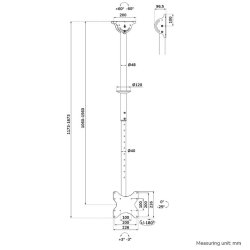 Loftbeslag CL35-340BL12 23-42 tommer