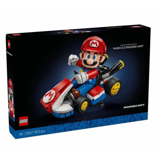 Bricks Super Mario 72037 Mario Kart Mario og Standard Kart