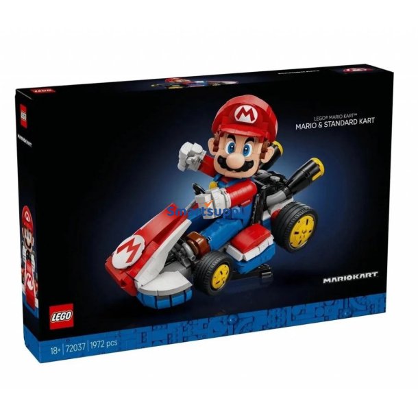 Bricks Super Mario 72037 Mario Kart Mario og Standard Kart