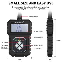 OBDII EOBD diagnostisk tester ProLine 8V 25V