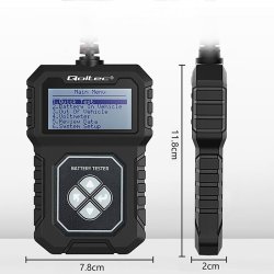Batteritest med LCD 12V 30Ah 220Ah AGM GEL
