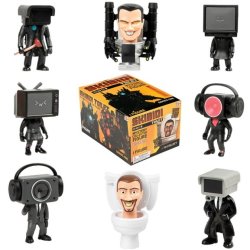 Skibidi Toilet - Display 9 stk Figuriner