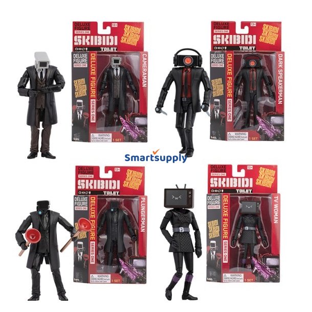 Skibidi Toilet - Deluxe figurer 15 cm