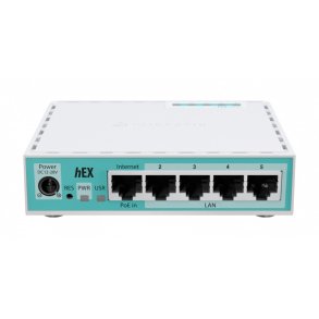 Mikrotik Router hEX 5xGE USB PoE IN E50UG