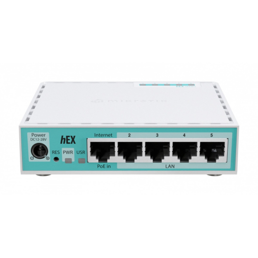 Mikrotik Router hEX 5xGE USB PoE IN E50UG
